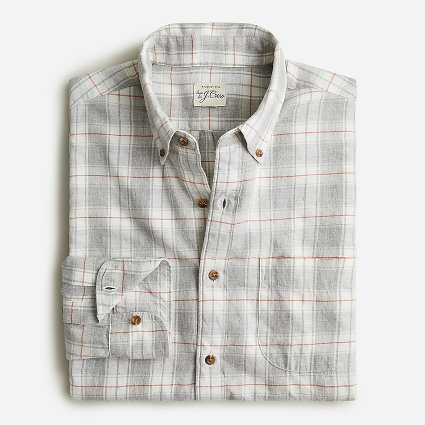 Brushed twill shirt | J. Crew US