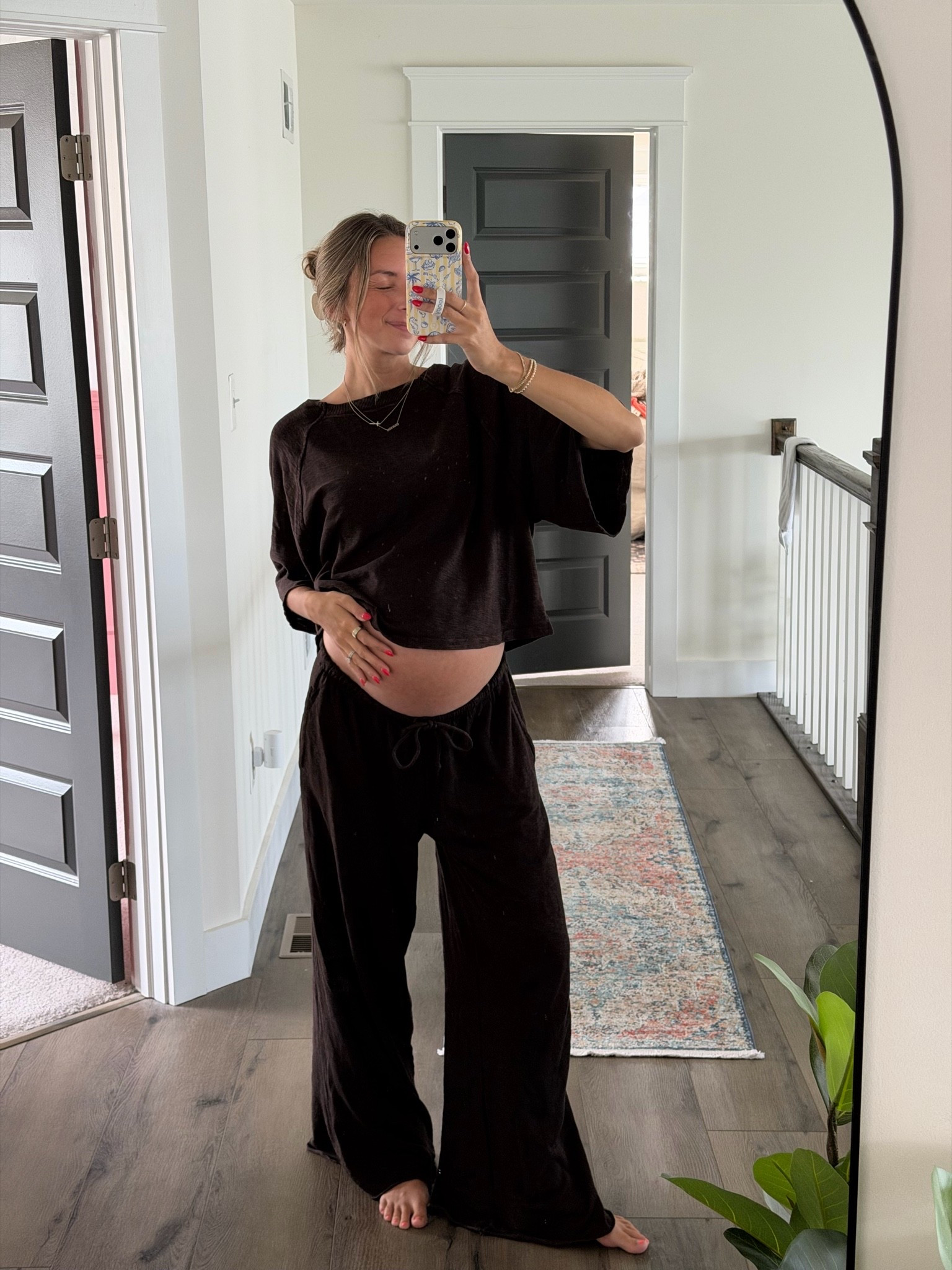 Comfiest and cutest two piece set! Wearing medium in top and small in bottoms

#LTKootd #LTKTall #LTKBump