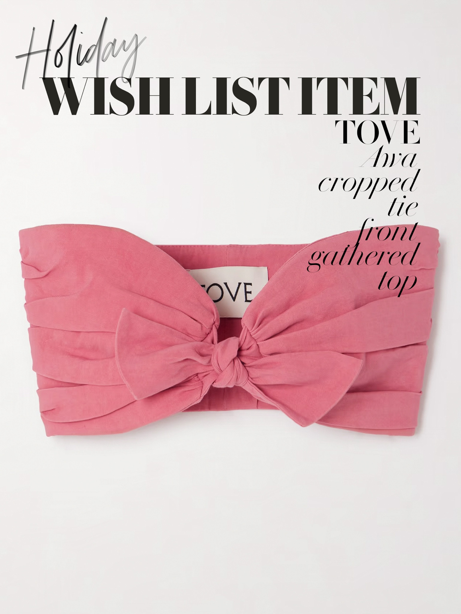 Coloured co-ords are such a good idea for summer 🎀🎀
Tove coord | Designer clothing | Summer holiday outfits | Bow front top | Tie up crop top | Linen outfits 

#LTKstyletip #LTKluxury #LTKpartywear