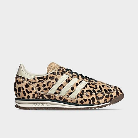 adidas Women's Originals SL 72 OG Leopard Casual Shoes in Magic Beige/Ivory/Off White Size: 10.5 | JD Sports (US)