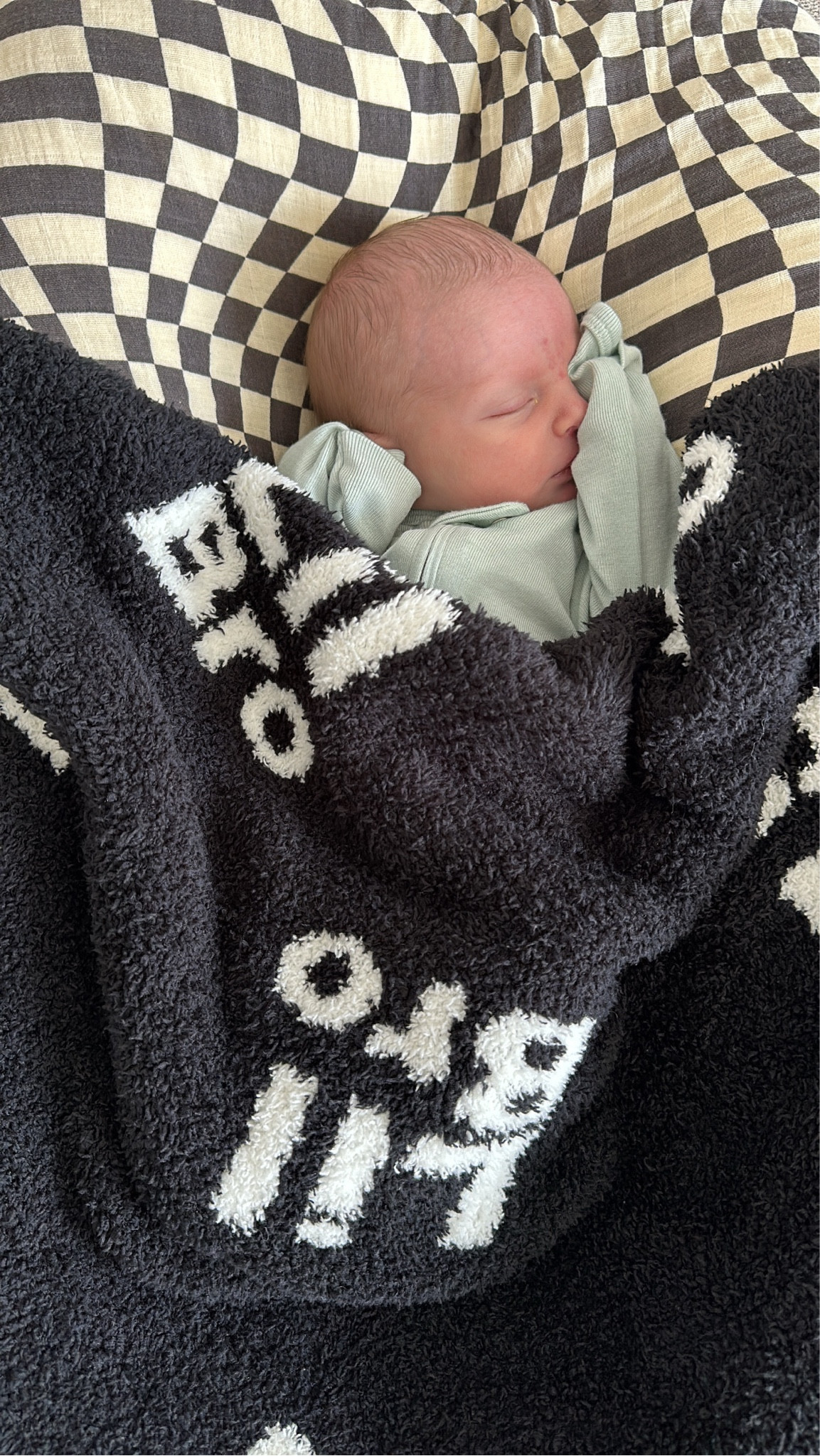 Checkered changing pad cover 🖤

#LTKbaby #LTKhome #LTKfindsunder50