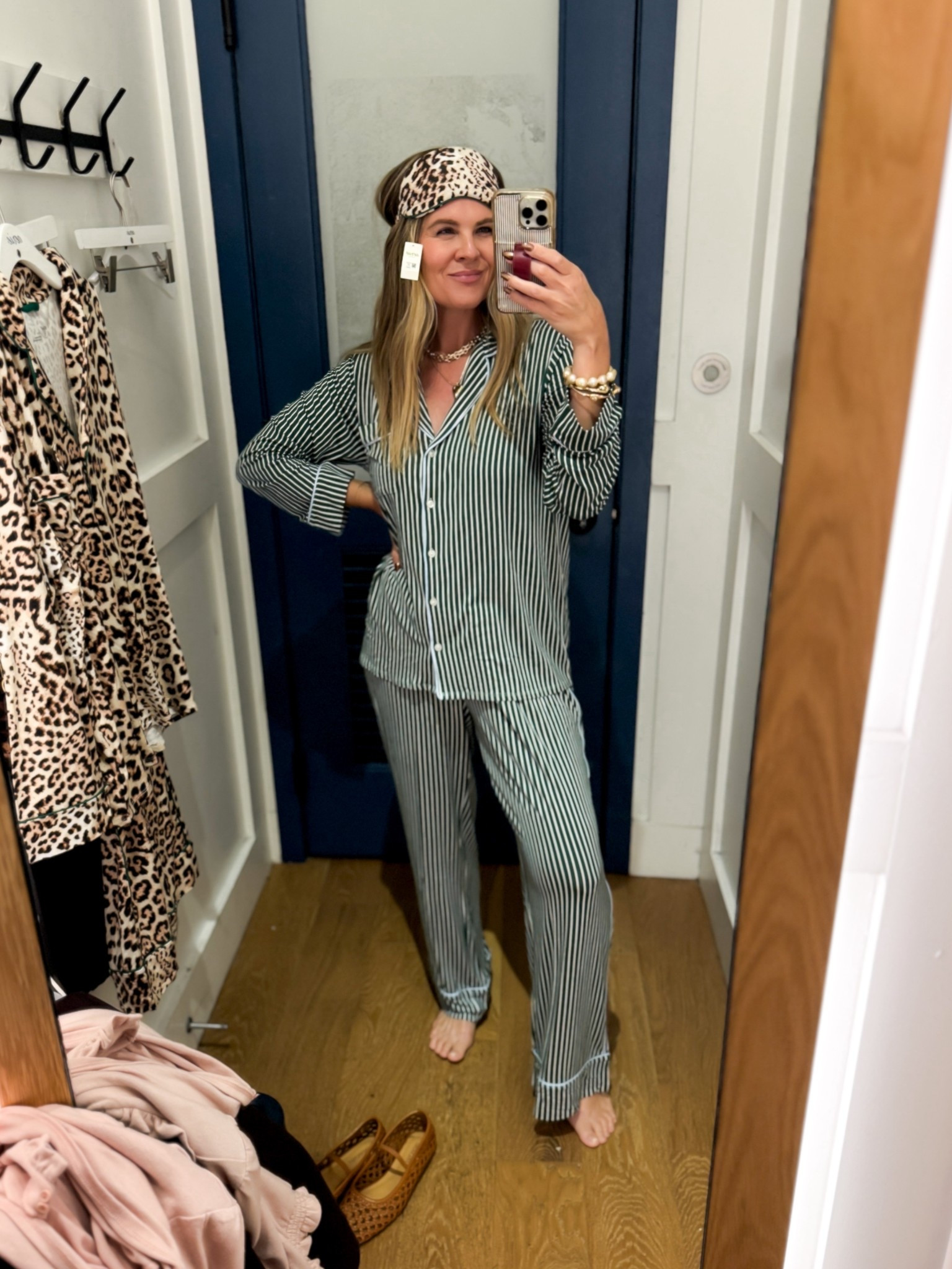 My newest pajama obsession. They’re so nice. I sized up and they don’t look too big. I got mediums but could’ve done my true size small too. Run because they went on sale and won’t last! 

#LTKCyberWeek #LTKHoliday #LTKGiftGuide