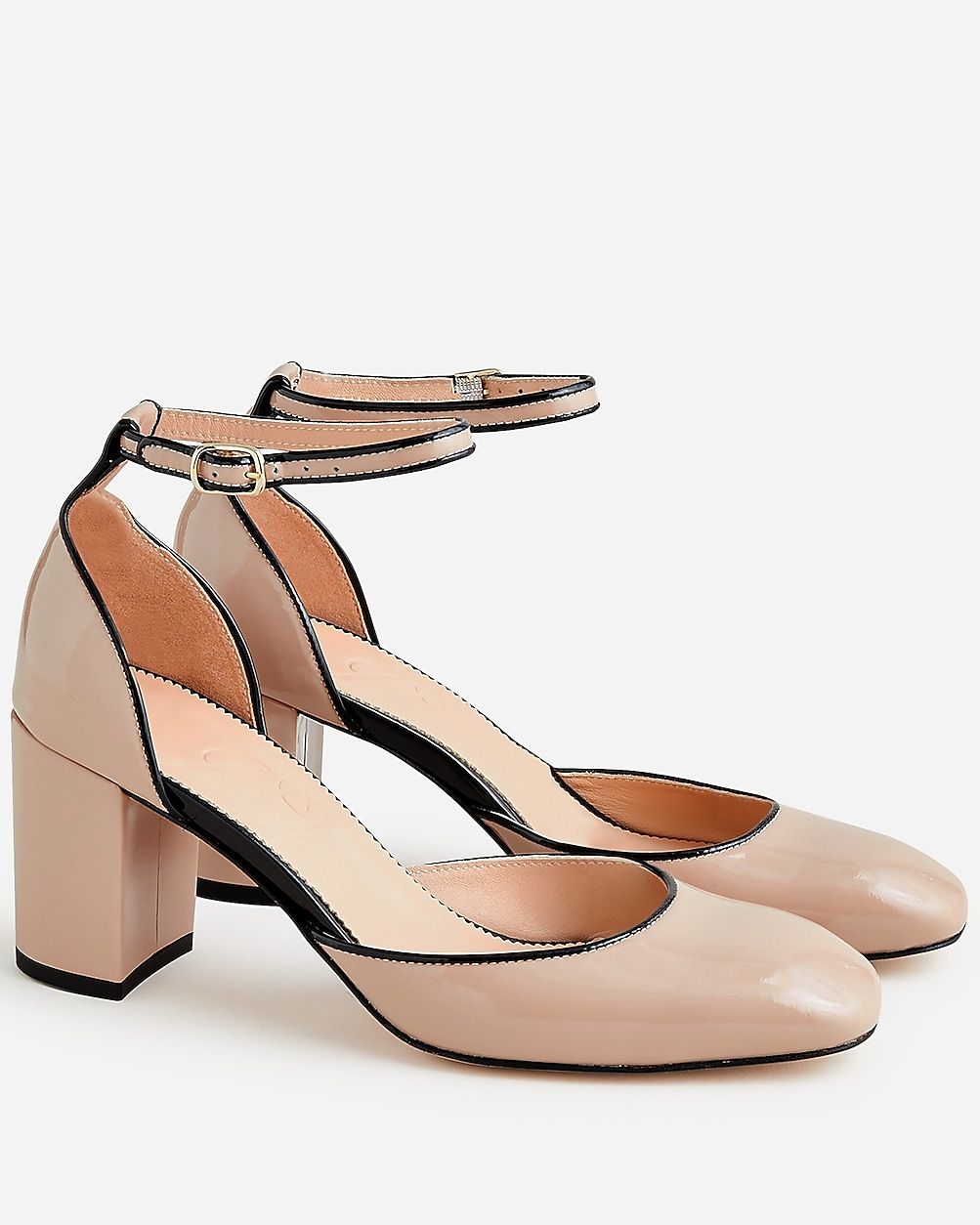Maisie ankle-strap heels in Italian patent leather | J.Crew US