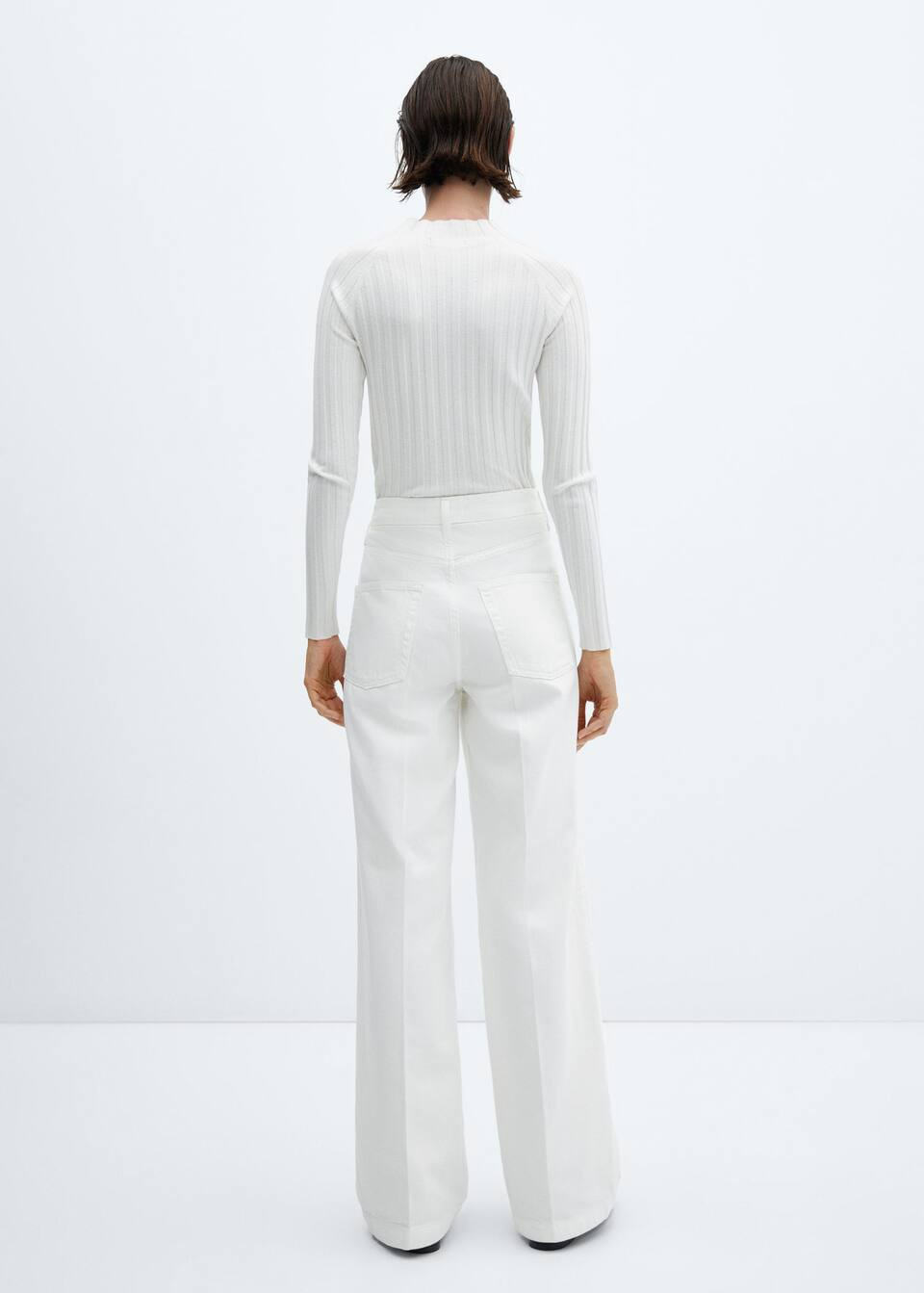 Jeans wideleg vita bassa -  Donna | Mango Italia | Mango IT