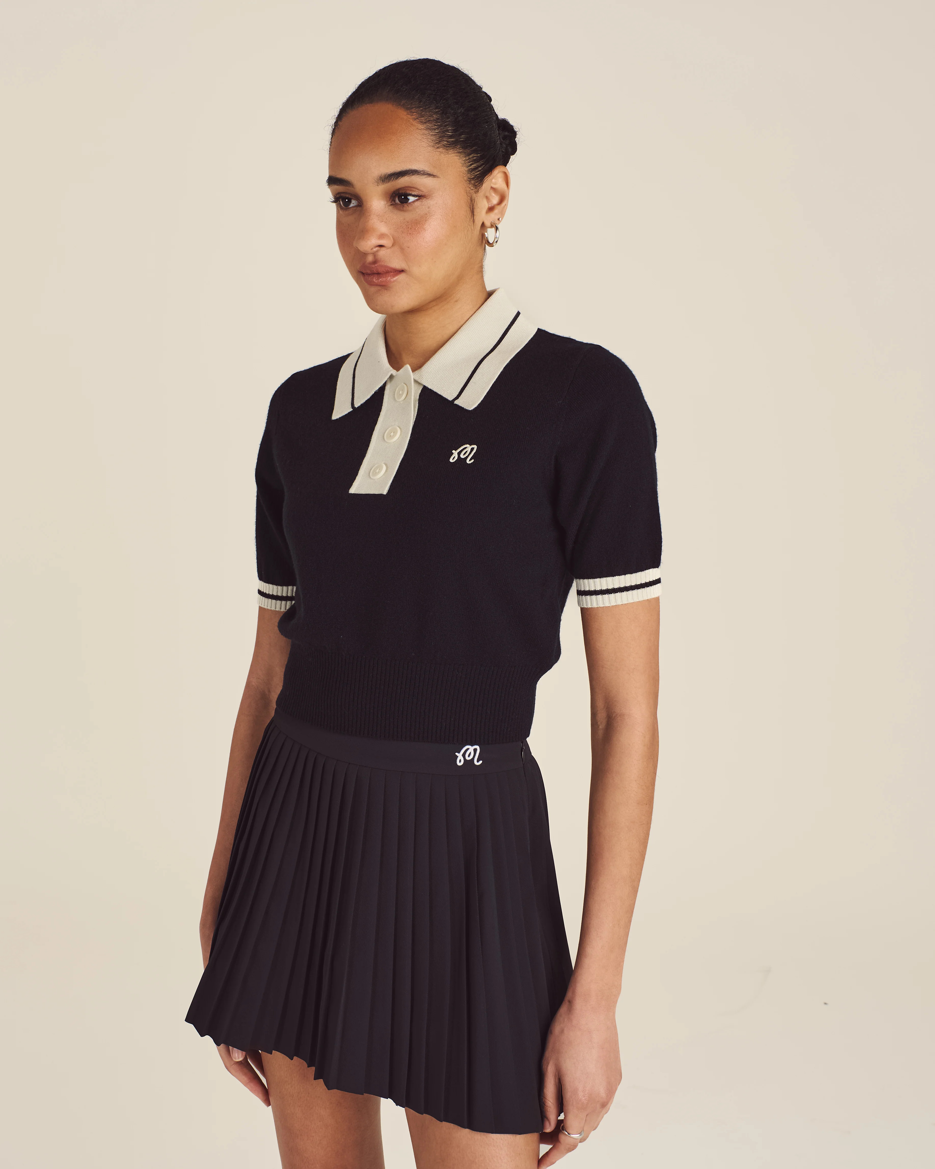 MIKAYLA KNIT POLO | Malbon Golf
