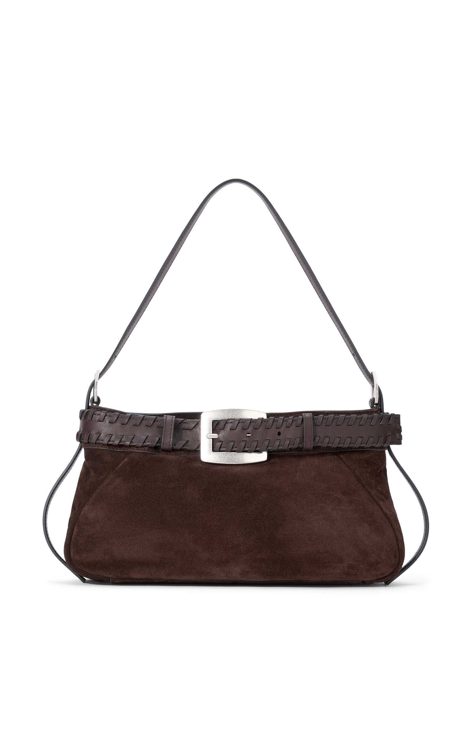 STAUD Brooklyn Leather Shoulder Bag - Moda Operandi | Moda Operandi (Global)