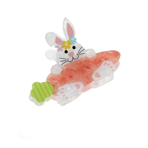 Way to Celebrate Easter Bunny and Carrot Claw Clip, 1 Piece | Walmart (US)
