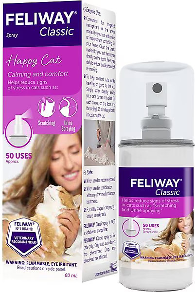 Feliway Classic Calming Spray for Cats, 60-mL | Chewy.com