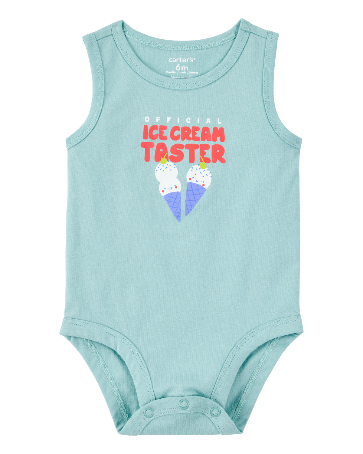 Baby Official Ice Cream Taster Sleeveless Bodysuit - Carter's | Carter's | Carter's Inc