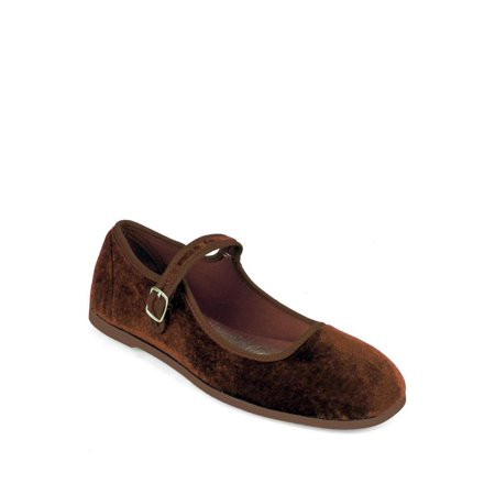 Nature Breeze Mary Jane Women s Flats in Brown | Walmart (US)