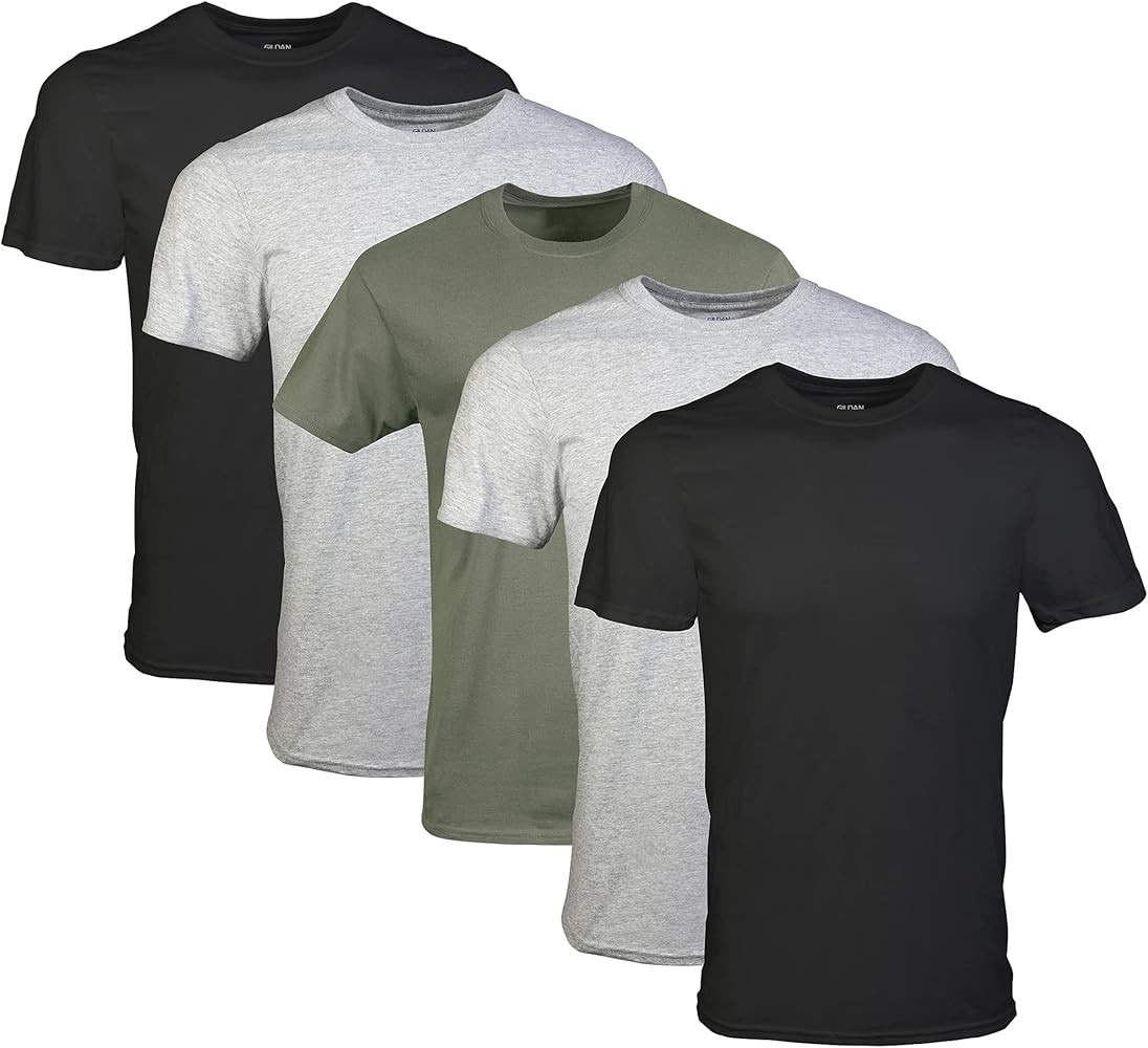 Gildan Men's Crew T-Shirts, Multipack, Style G1100 | Amazon (US)
