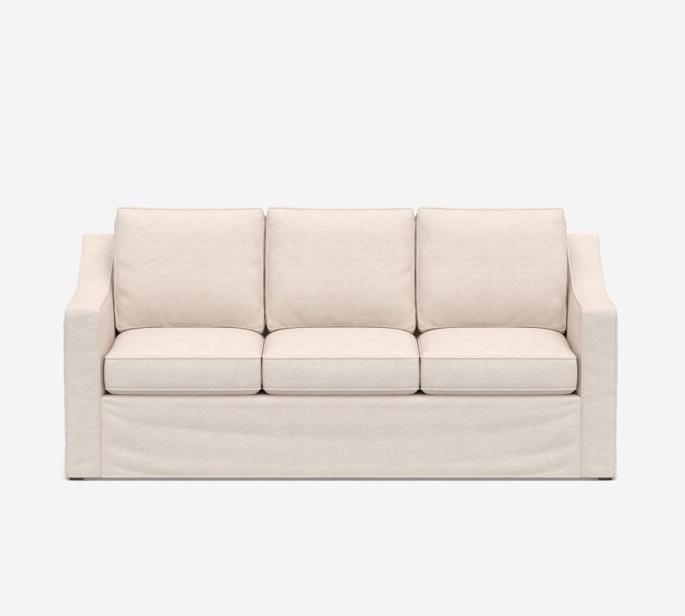 Cameron Slope Arm Slipcovered Sofa | Pottery Barn (US)