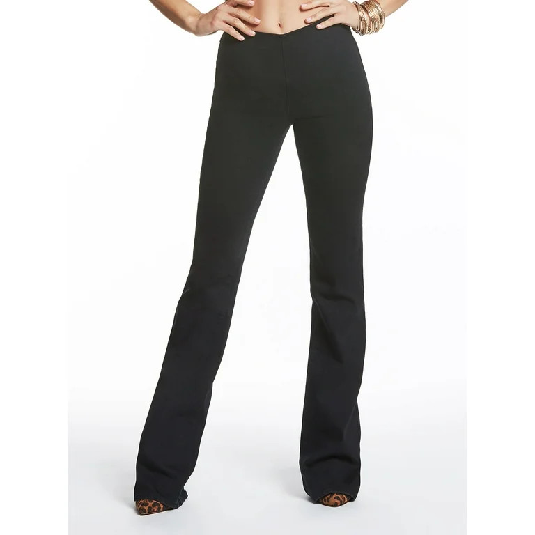 Jessica Simpson BLACK Women's Pull On Flare Soft Sculpt Jeans, US 28 | Walmart (US)