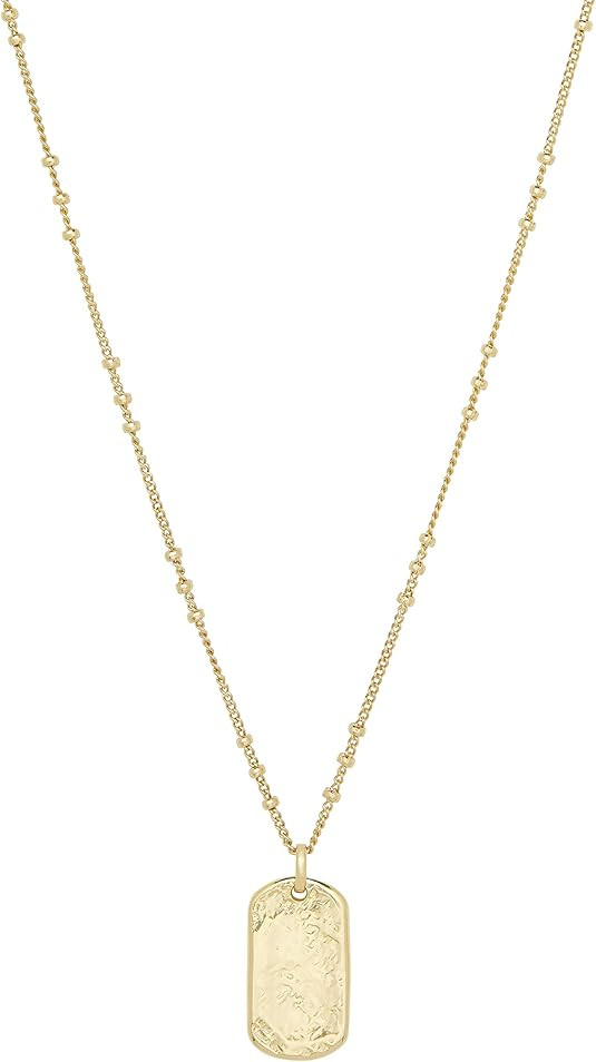 gorjana Women's Griffin Dog Tag Necklace | Amazon (US)