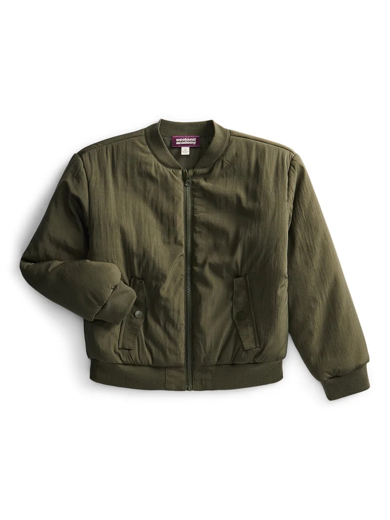 Weekend Academy Boys Bomber Jacket, Sizes 4-18 | Walmart (US)