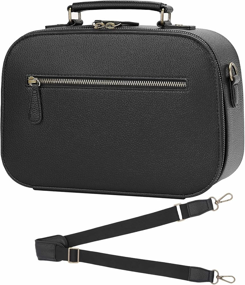 Camera Sling Bag, Waterproof PU Leather Crossbody Camere Bag for Photographers, Small Shockproof ... | Amazon (US)