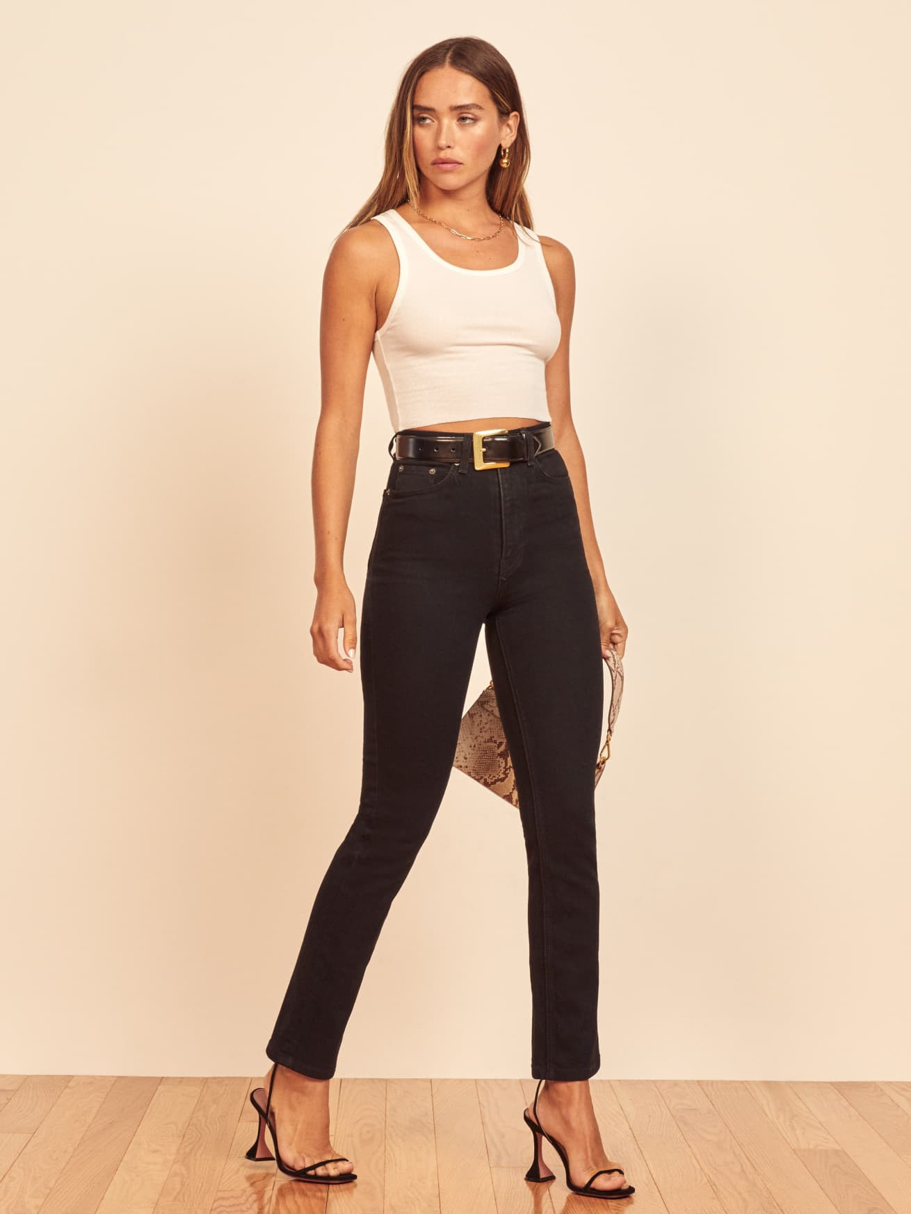 Liza Ultra High Rise Straight Jeans | Reformation (Global)