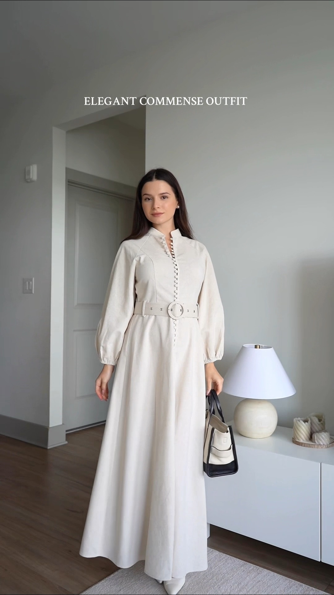 Belted button elegant maxi dress 🤍

#LTKStyleTip #LTKFindsUnder100