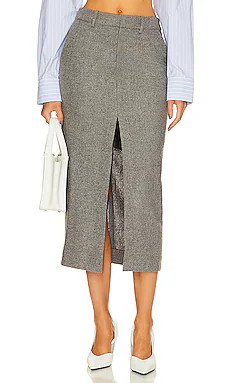 x Marianna Kit Tweed Midi Skirt
                    
                    L'Academie | Revolve Clothing (Global)