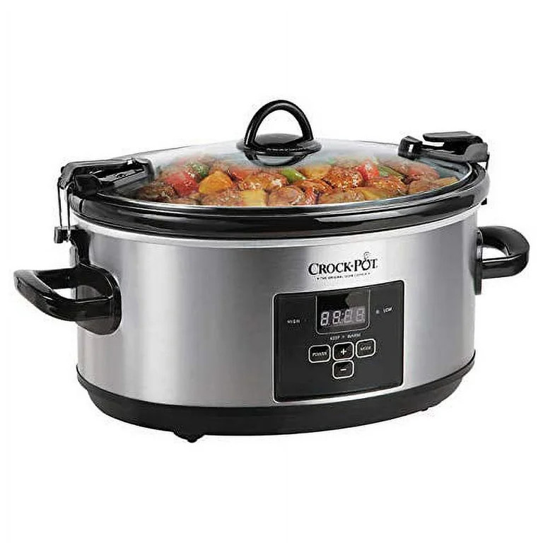 Crock-Pot 7.0-Quart Cook & Carry Programmable Slow Cooker - NEW | Walmart (US)