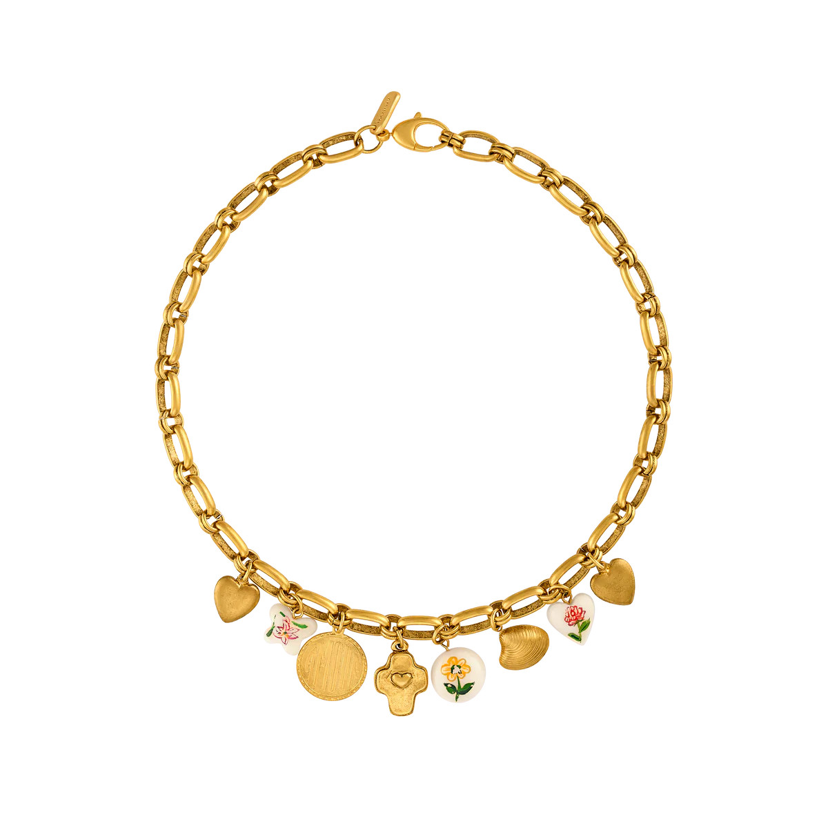 Floral Charm Necklace | Logan Tay