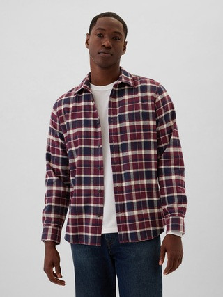 Flannel Shirt in Standard Fit | Gap Factory