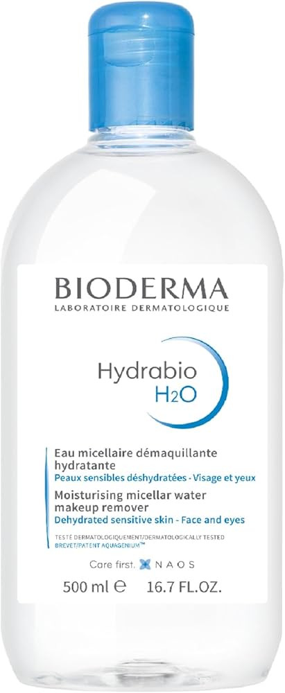 Bioderma - Hydrabio H2O Micellar Water - Face Cleanser and Makeup Remover - Micellar Cleansing Wa... | Amazon (US)