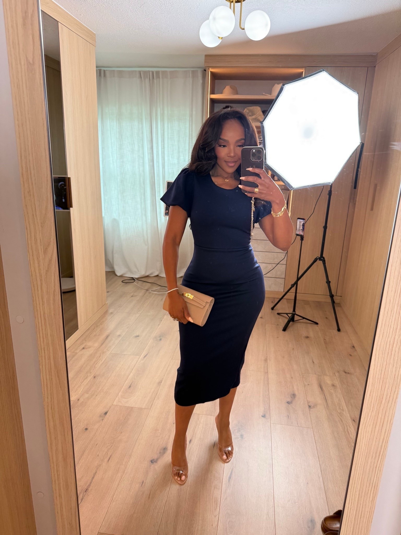 Scroll to shop this classic fitted midi dress 🤍

This is one of those effortless pieces you can wear on repeat—clean, flattering, and easy to dress up or down. Pair it with heels for a polished look or sandals for something more relaxed, making it a go-to that keeps your cost per wear low.

Perfect for work, dinners, date nights, and events.

📏 Measurements: 5’4”, 140 lbs, 34D bust, 27” waist, 40” hips

Follow me on Instagram and YouTube @kirasfashionfinds

#LTKvlog #LTKMothersDay #LTKootd

#LTKdayinmylife #LTKgrwm #LTKootd