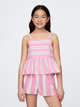Kids Poplin Peplum Top | Gap (US)