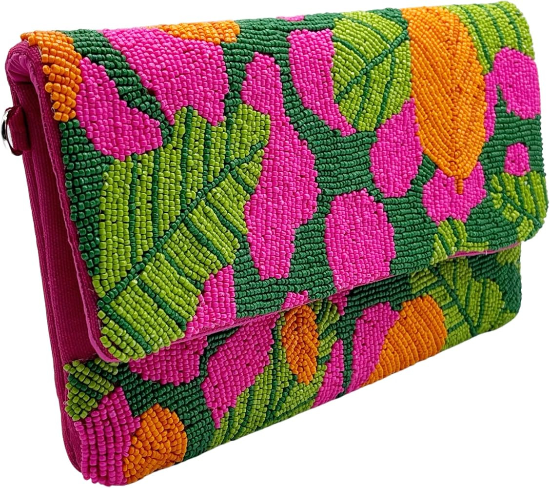 Tropical Clutch Purse - Tropical Purse, Gift for Bride, Bride Gifts - Bridal Gifts - SAINTS HEADBAND | Amazon (US)