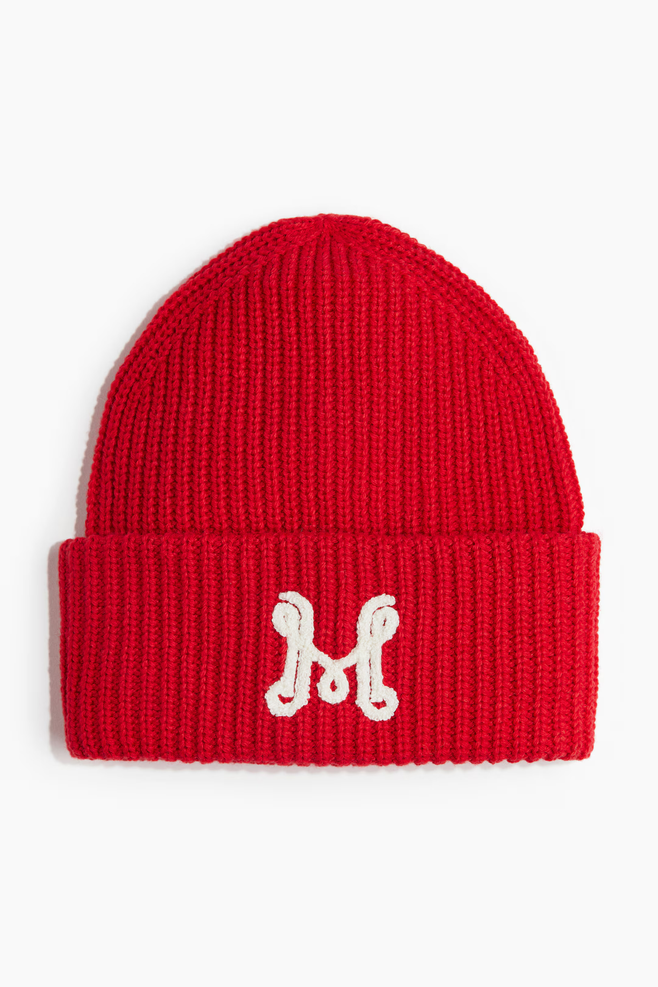 Rib-knit beanie - Red - Ladies | H&M GB | H&M (UK, MY, IN, SG, PH, TW, HK)