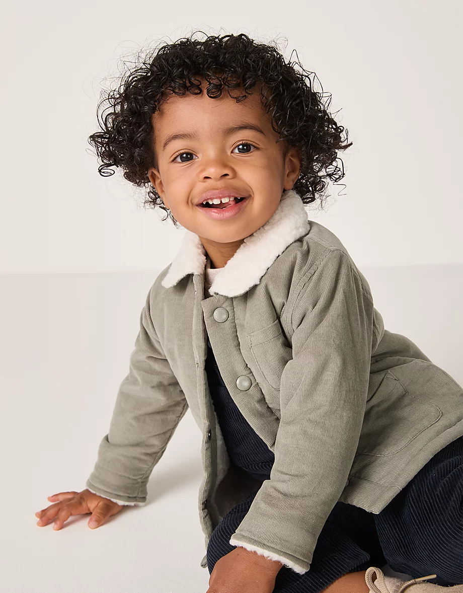 Organic Cotton Cord Jacket (0–4yrs) | The White Company UK & ROW