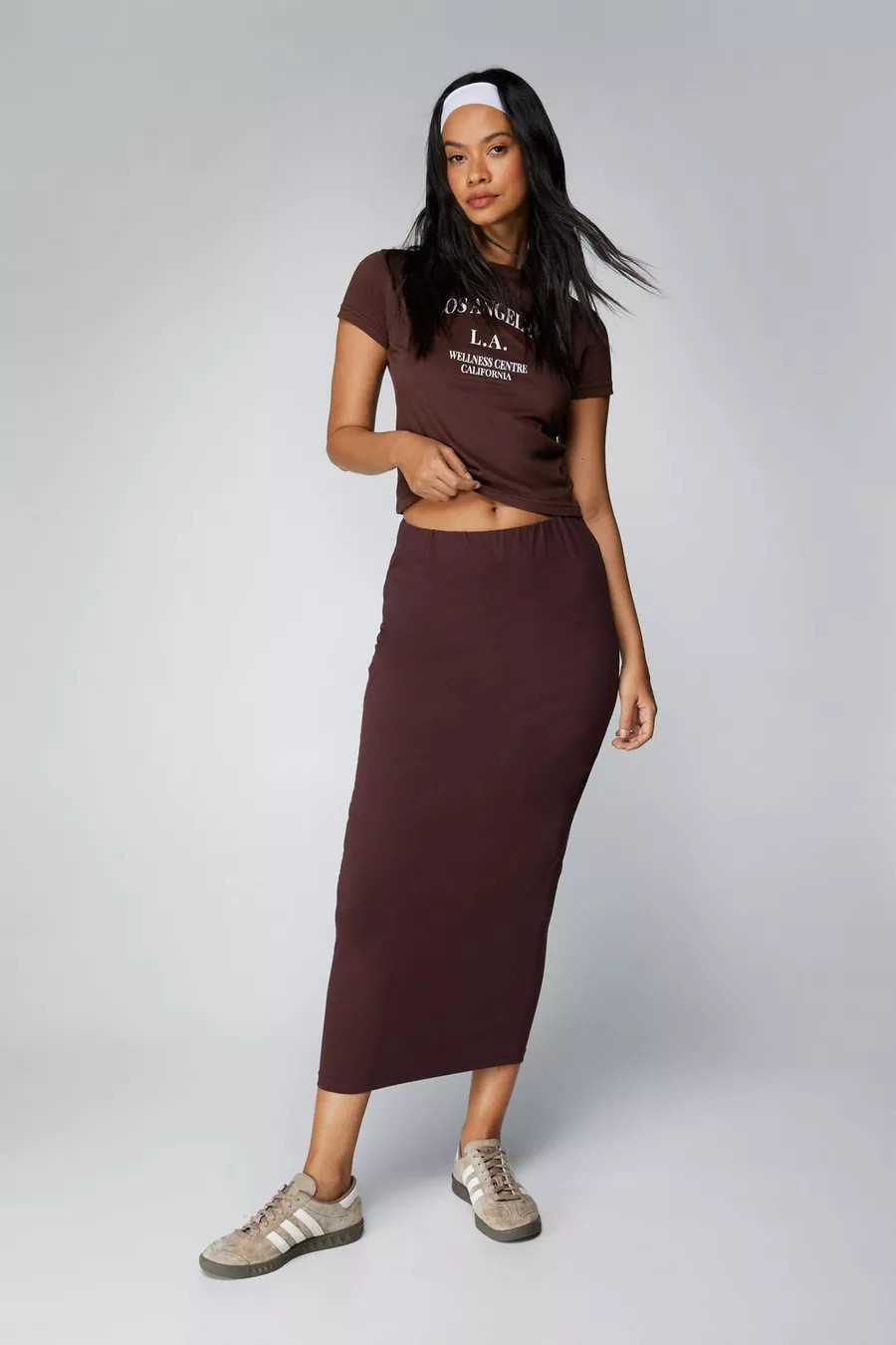 Basic Jersey Midi Skirt | Nasty Gal US