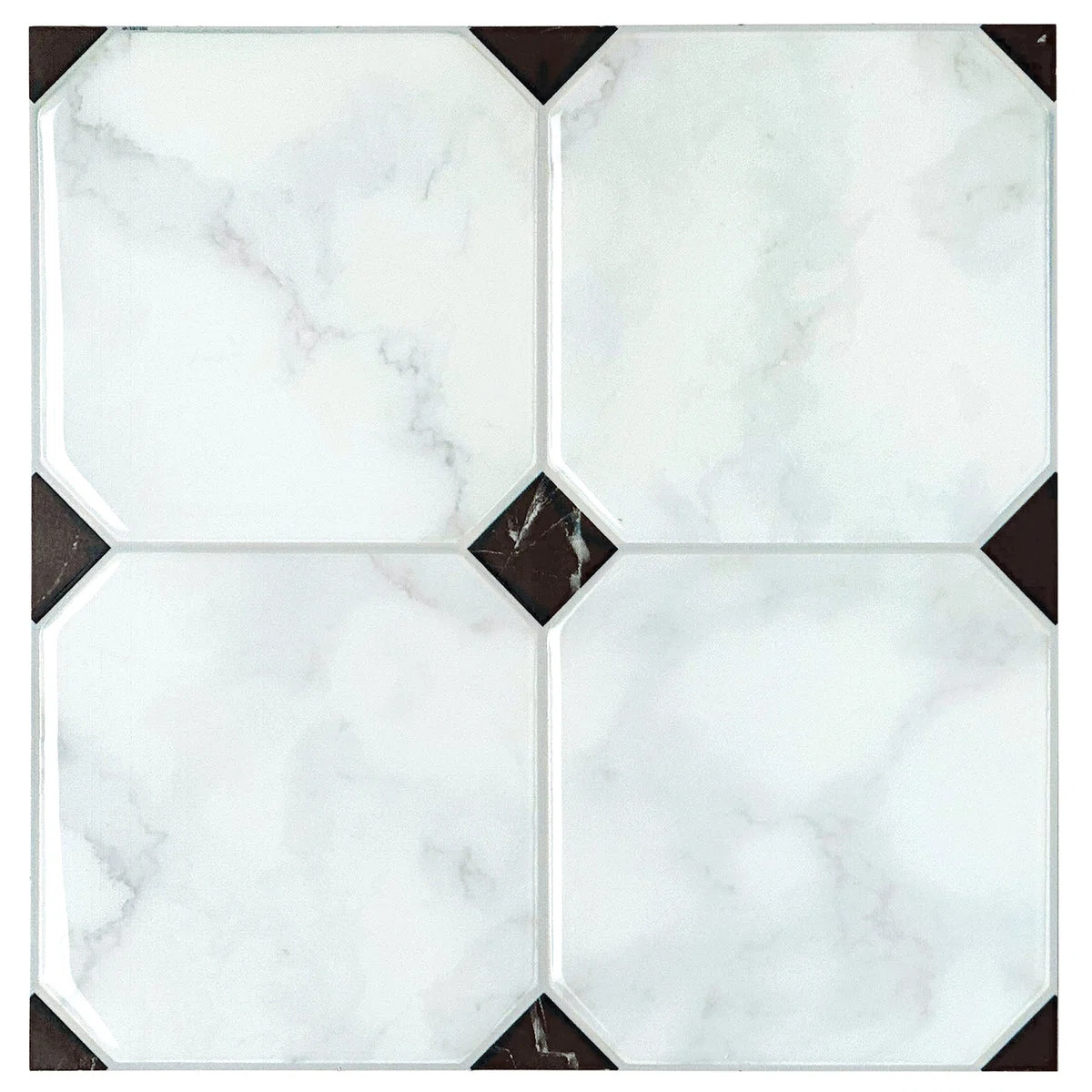 Smart Tiles Peel and Stick Gel Backsplash Tile Betera 7" x 7" (Set of 4) - Wayfair Canada | Wayfair North America
