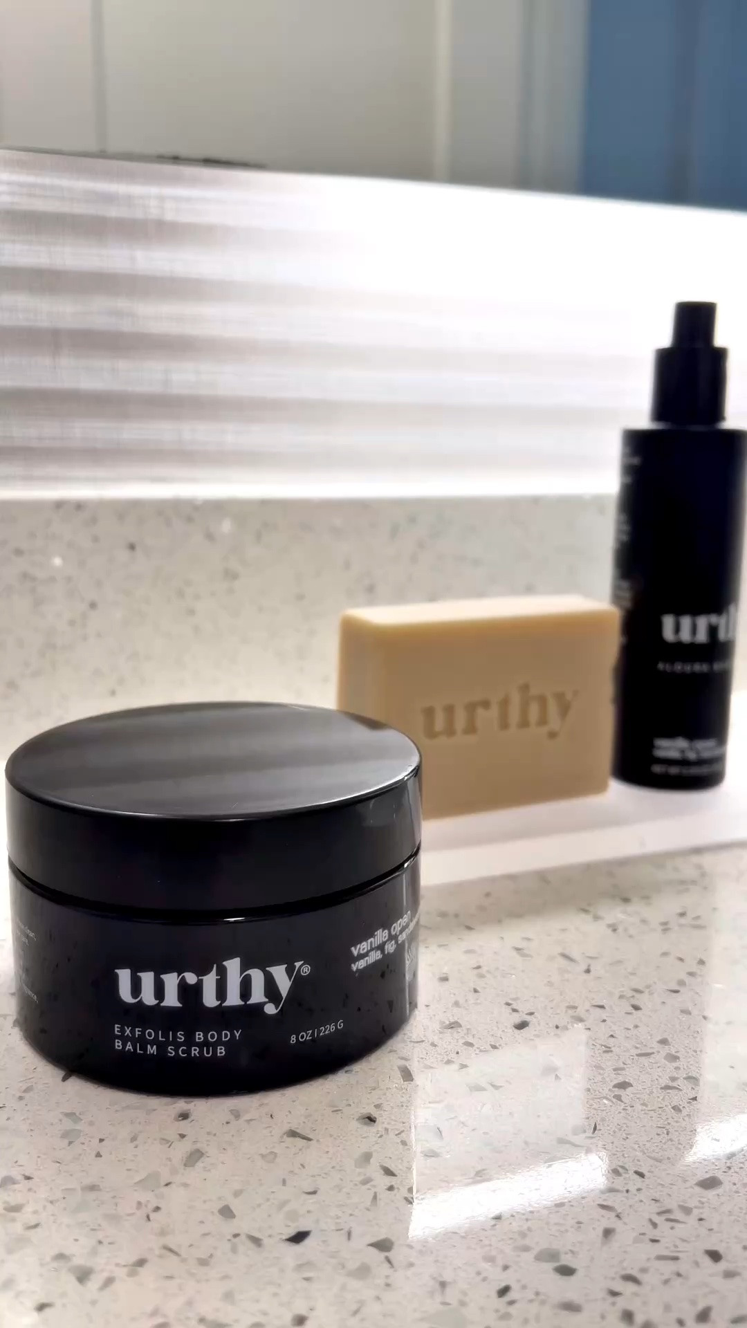 🧼URTHY LIFE: #ad Clean beauty that performs! @urthylife #urthylife 

🛁I tried the Exfolis Body Balm Scrub and loved it! Exfoliate and hydrate in one step. This body balm scrub buffs away dry, rough skin while leaving behind nourishing lipids for skin that feels soft and smooth! I highly suggest this in the vanilla open scent! Creamy vanilla and ripe fig settle into smooth sandalwood. It’s warm, inviting, and effortlessly comforting. (Three notes: Vanilla, Fig, Sandalwood.)

🧼Also tried the Colloidal Oat Face & Body Bar Soap! I’m a HUGE fan of oat soap. This gentle cleansing bar made with colloidal oatmeal helps wash away dirt and impurities while leaving skin feeling soft and calm. It’s made using traditional cold process methods. This soap is packed with natural ingredients like coconut oil, olive oil, and kaolin clay.

🧴The Aloura Bare Body Milk is awesome. This lightweight and fast-absorbing body milk helps replenish moisture and leaves skin feeling soft and smooth without heaviness. It’s heavenly in the vanilla open scent. Sooo good!

🙌🏼Highly recommend all three!

@jtstjtst11

#cleanbeauty #cleanskincare

#LTKBeauty