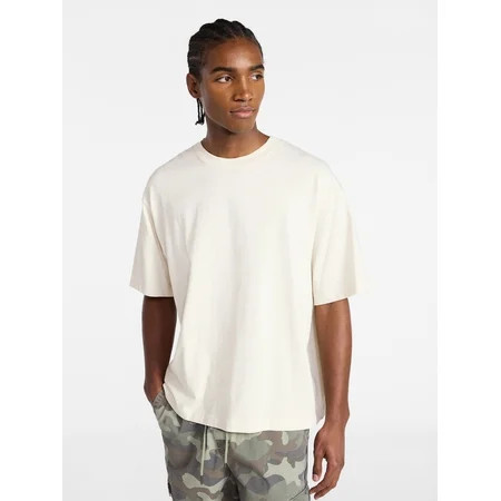 No Boundaries Heavyweight Tee with Short Sleeves Men s XS-5XL | Walmart (US)