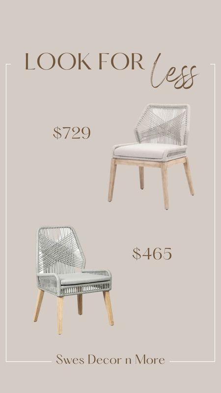 Daily Look for Less! Neutral cross back side chairs that are perfect to enjoy long meals around the table with your family and friends!! 

#diningchairs #neutralchairs #diningroom

#LTKsalealert #LTKhome #LTKstyletip