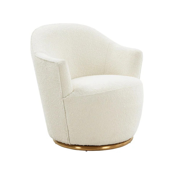Skyla Boucle Swivel Chair | Bed Bath & Beyond