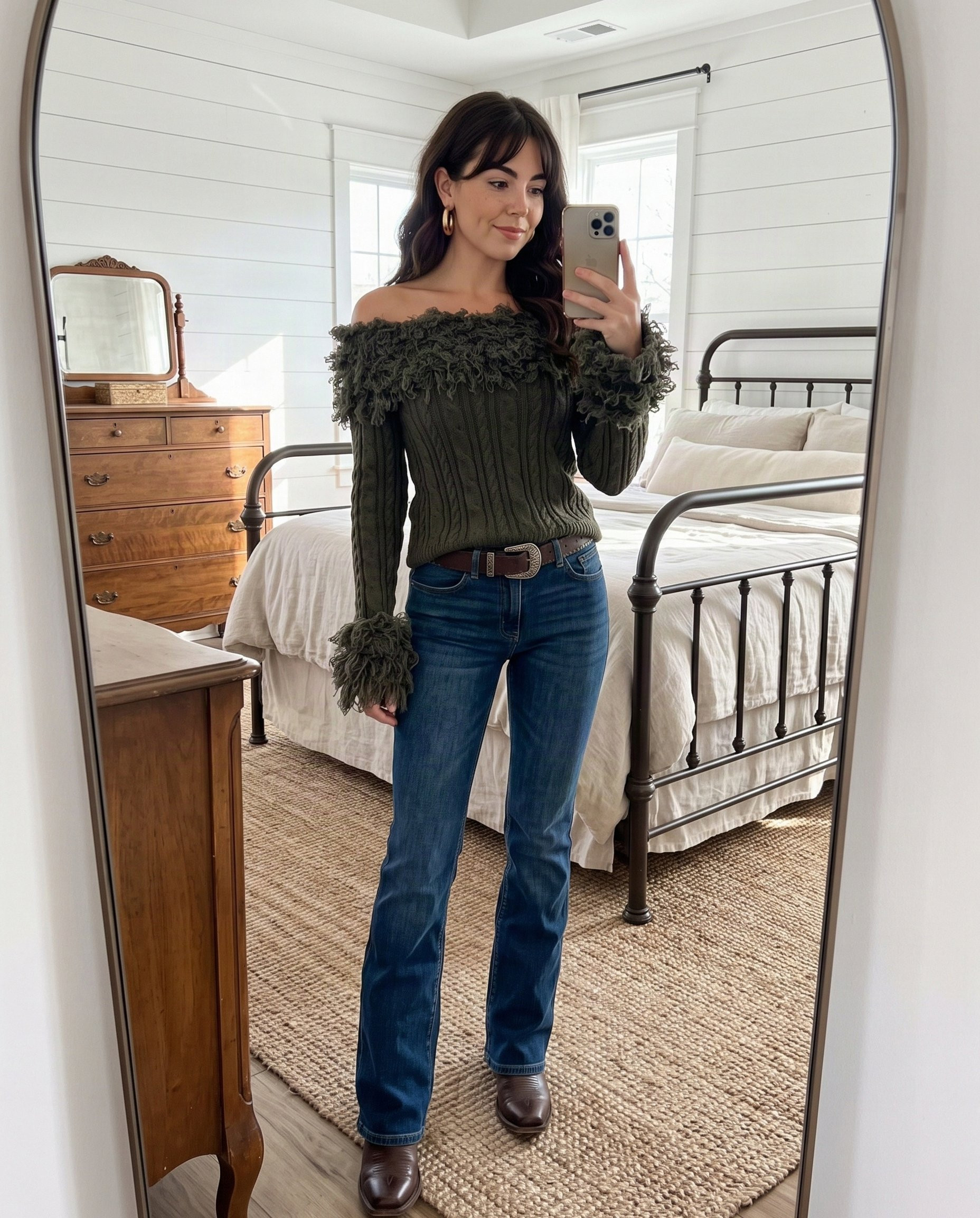 Fuzzy Off Shoulder Pull Over Fitted Sweater 
BUY HERE: https://bit.ly/4rC0DS0

#falloutfitinspo #FallOutfits #sweaterseason #fallfashiontrends #FallFavorites #falloutfitideas #CommissionsEarned 

 #LTKgrwm #LTKootd #LTKSaleAlert