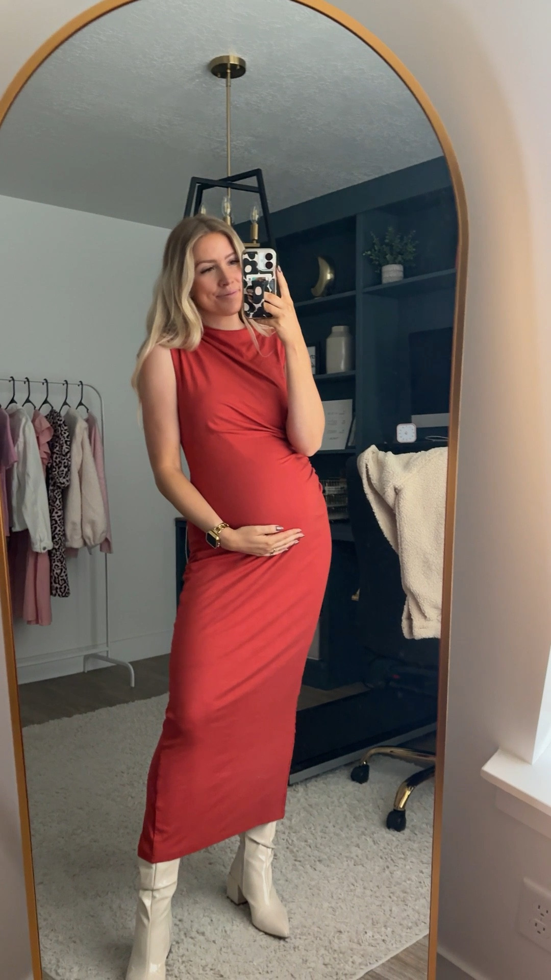 safe to say this is my fav dress right now because it’s SO comfortable! works amazing with the bump but isn’t actually maternity & works without a bump too! more colors!

dress: sized up on to an L but it’s stretchy! Probably could’ve stuck with M
boots: size up half 
 

| pregnant | fall dress | amazon fashion | bump friendly dress | wedding outfit | church outfit | bodycon dress | thanksgiving outfit 

#LTKCyberWeek #LTKBump #LTKHoliday