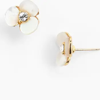 disco pansy stud earrings | Nordstrom