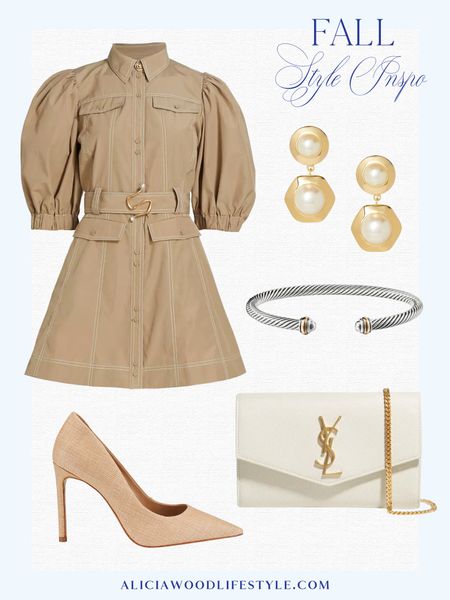 Fall style inspo

Camel cargo short sleeve mini dress
Nude woven pointed toe pumps
White and gold YSL crossbody handbag 
David Yurman Cable Bracelet in Silver with 18K Gold, 4mm
Geo Goldtone and Glass Cabochon Drop Earrings

#LTKFind #LTKSeasonal #LTKshoecrush