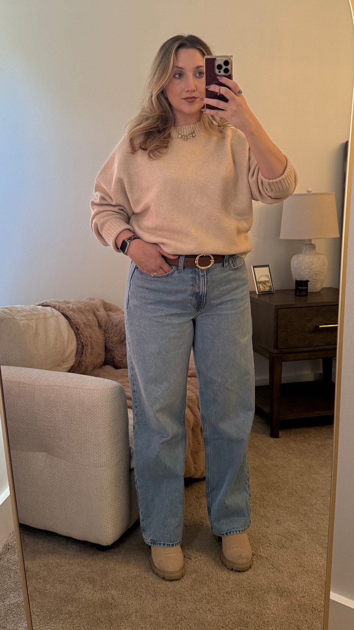 My go to cold weather uniform these days 🥶

#LTKMidsize #LTKdayinmylife #LTKootd