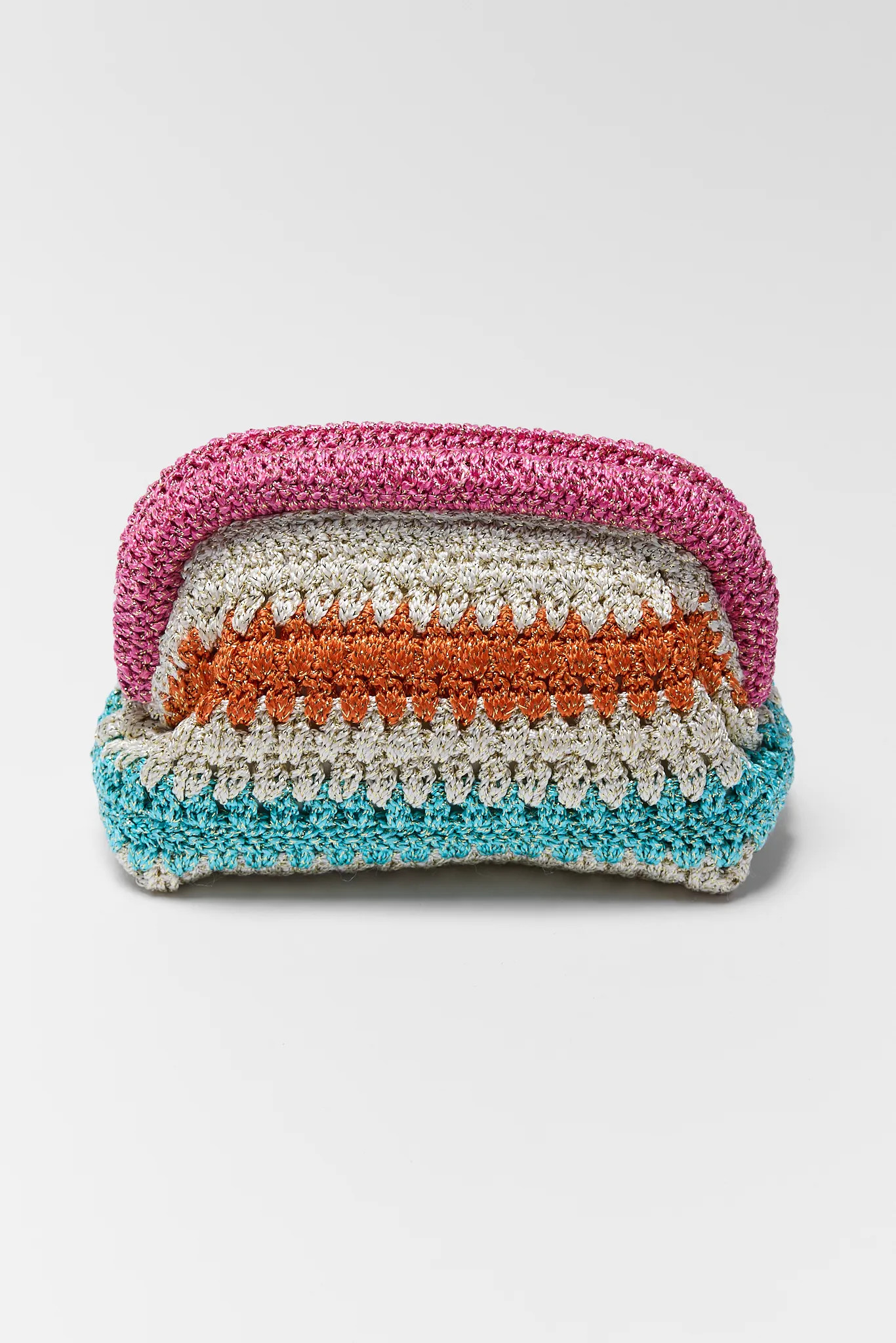 Luna Multicolor Woven Clutch | Avara