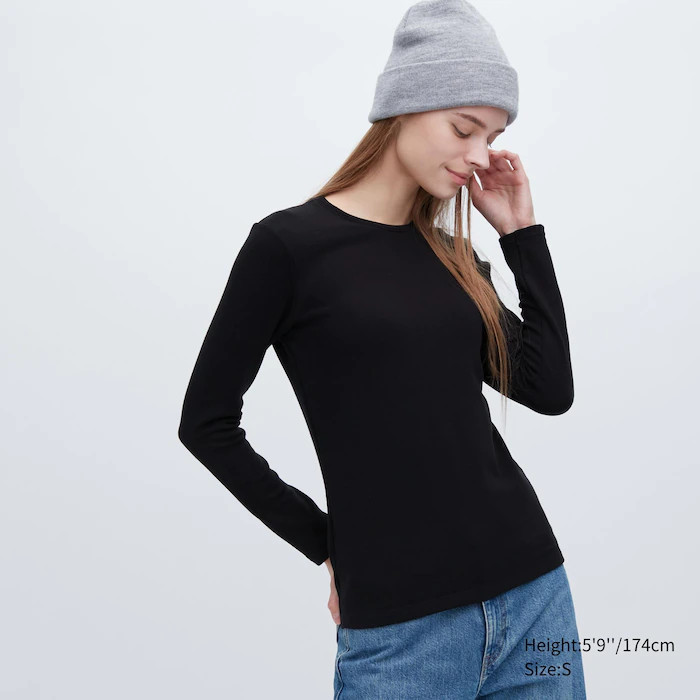HEATTECH Ultra Warm Crew Neck Long-Sleeve T-Shirt | UNIQLO (US)