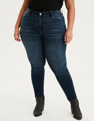AE 360 Ne(X)t Level Curvy Super High-Waisted Jegging | American Eagle Outfitters (US & CA)