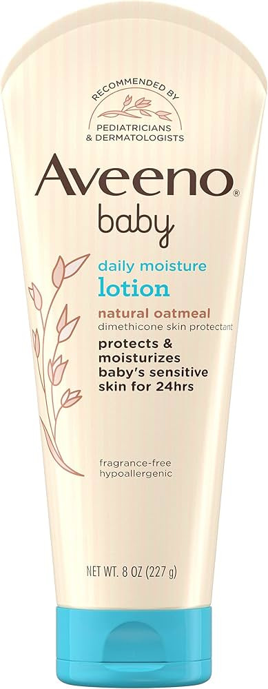 Aveeno Baby Daily Moisture Lotion for Delicate Skin with Natural Colloidal Oatmeal & Dimethicone,... | Amazon (US)