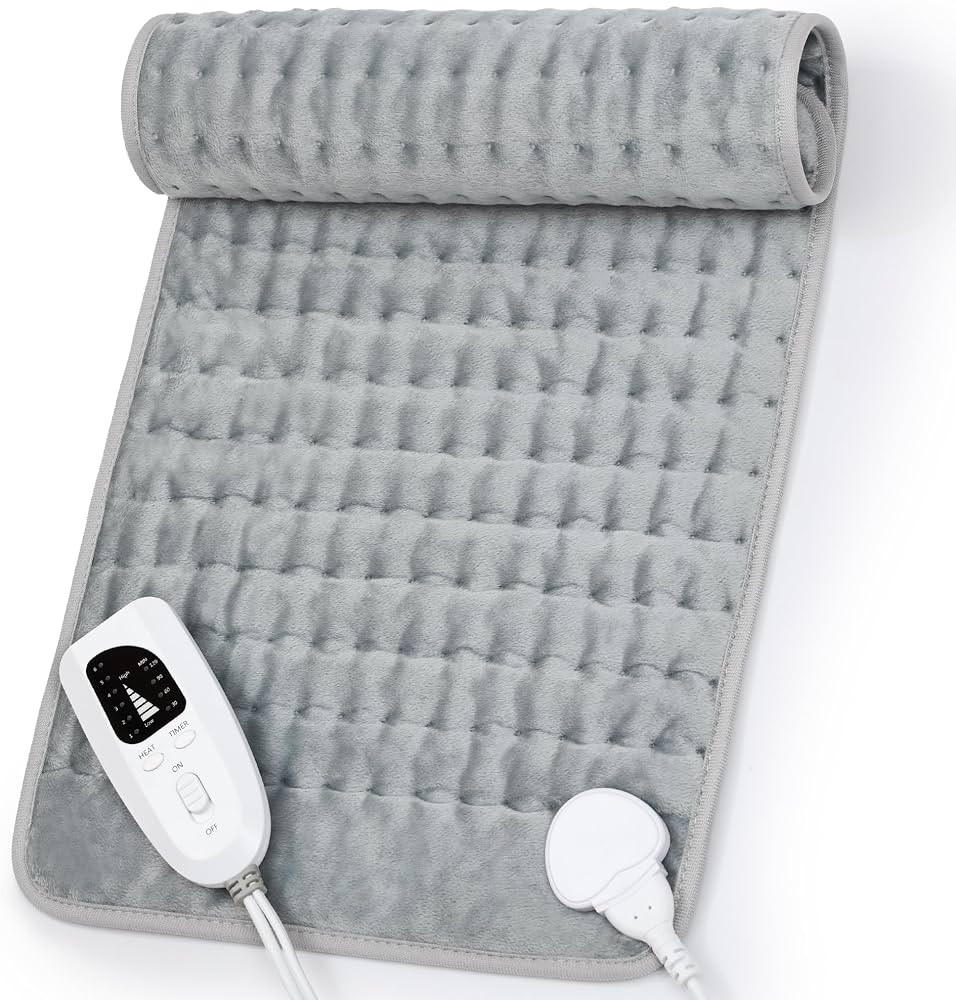 Heating Pad for Neck and Shoulder Abdomen Legs Hot Heated Pad,Gift for Women Men,6 Heating and Ti... | Amazon (US)
