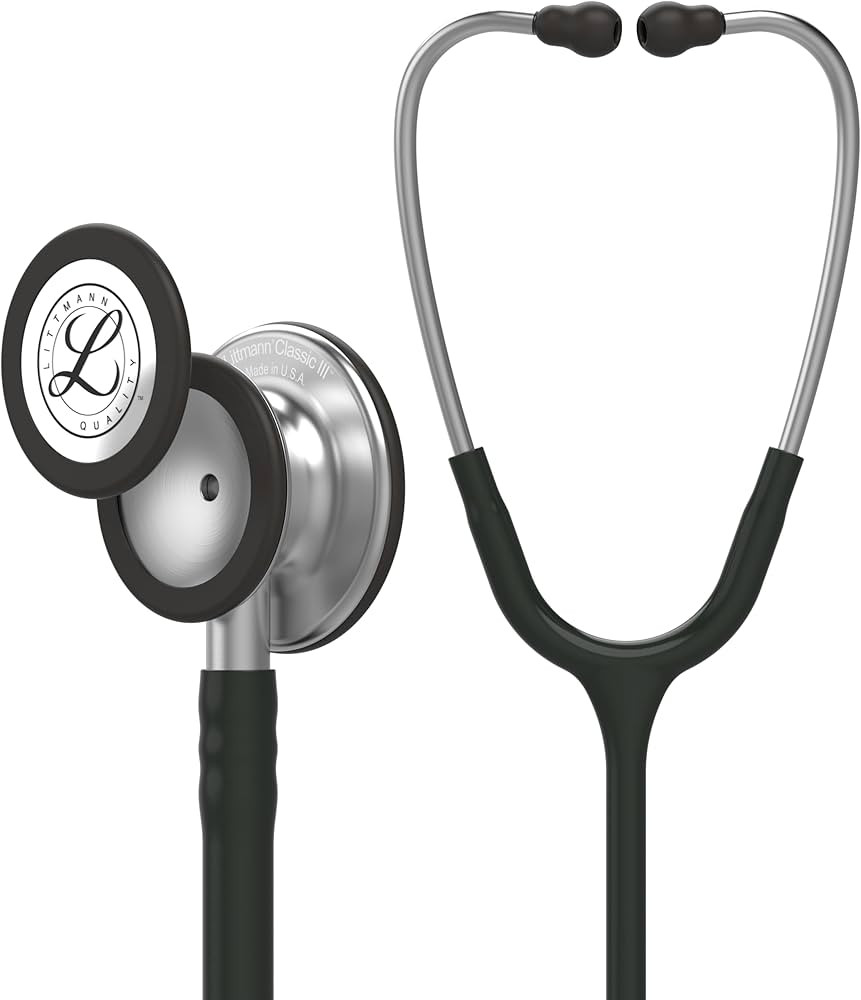 3M Littmann Classic III Monitoring Stethoscope, Black Tube, 27 inch, 5620 | Amazon (CA)