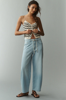 DL1961 Taylor High-Rise Drawstring Jeans | Anthropologie (US)